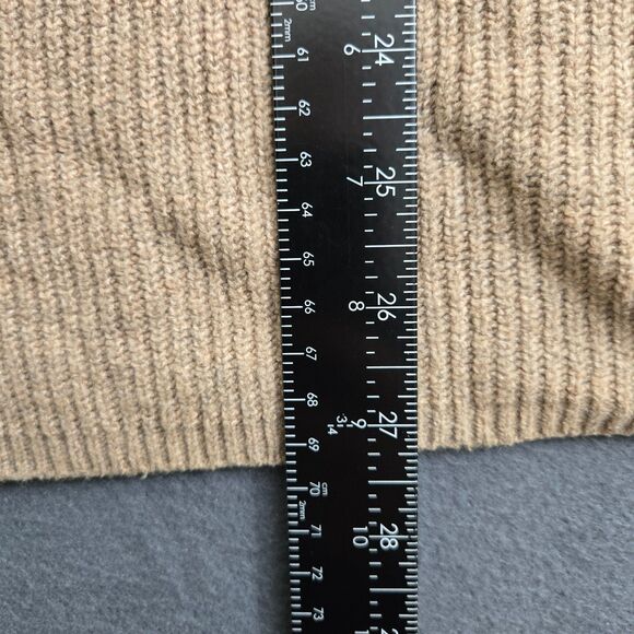 J. Jill Women M Brown Colorblock Cowl Neck Pull Over Tunic Sweater - Picture 8 of 11